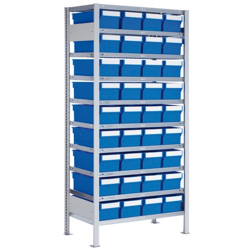 Стеллаж для цеха - LB GR 4/36 - Lockweiler Plastic Werke GmbH - с полкой / для коробок