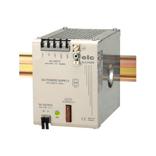 Источник электропитания на DIN-рейке - ALE2402R - ELC construction électronique - AC/DC / с одним выходом / отфильтрованный