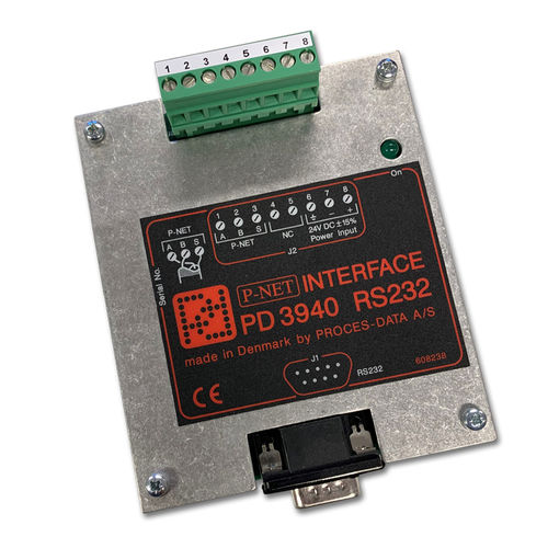 Преобразователь RS232 - PD3940  - PROCES-DATA A/S - аналоговый / цифровой / полевой шины