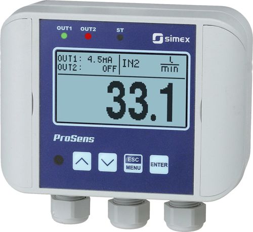 Индикатор для измерения температуры - ProSens QM-612 - SIMEX Sp. z o.o. - расхода / универсальный / влажности