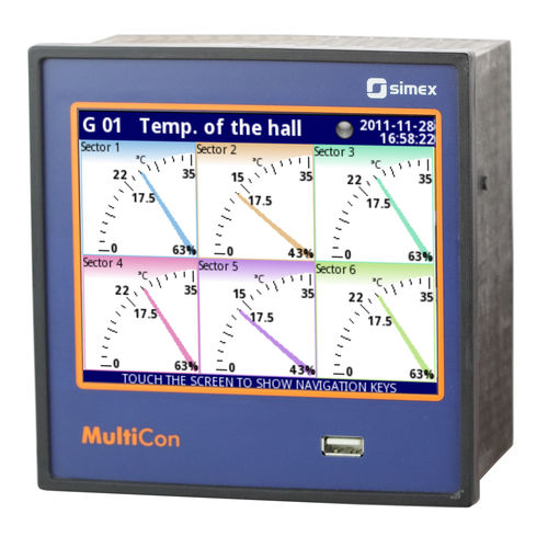 Индикатор расхода - MultiCon CMC-141 - SIMEX Sp. z o.o. - для процесса / для измерения температуры / тока