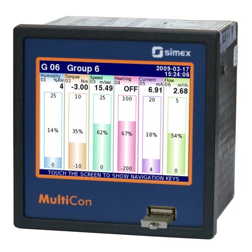 Contrôleur de niveau с дисплеем LCD - MultiCon CMC-99 - SIMEX Sp. z o.o. - для бака / для котла / для твердых и жидких тел