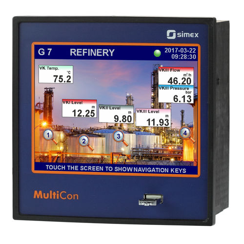 Сенсорный HMI - MultiCon CMC-141 - SIMEX Sp. z o.o. - встраиваемый / в шкафу / компактный