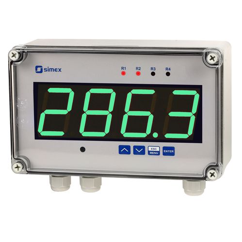 Индикатор для измерения температуры - SUR-457 series - SIMEX Sp. z o.o. - для процесса / тока / напряжения