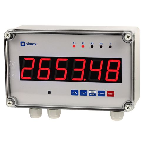 Импульсный счетчик - SLIK-638 series - SIMEX Sp. z o.o. - двоичный / с 6 цифрами / программируемый