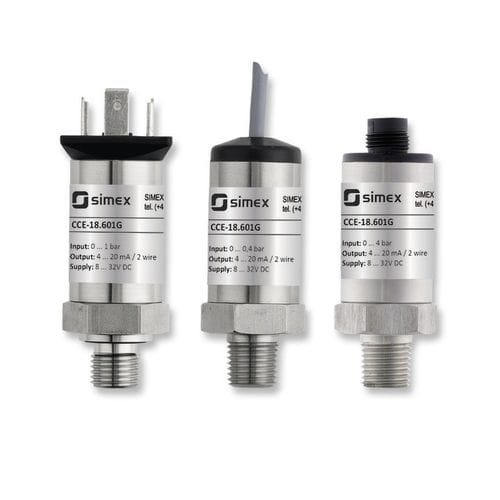 Трансдуктор давления низкое давление - CCE-18.601G - SIMEX Sp. z o.o. - абсолютный / пьезосопротивление / 4-20 мА