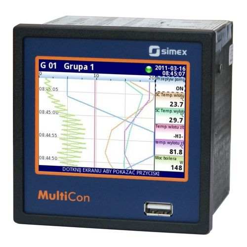 Регистратор данных влажности - MultiCon CMC-99 - SIMEX Sp. z o.o. - для измерения температуры / вибрации / давления