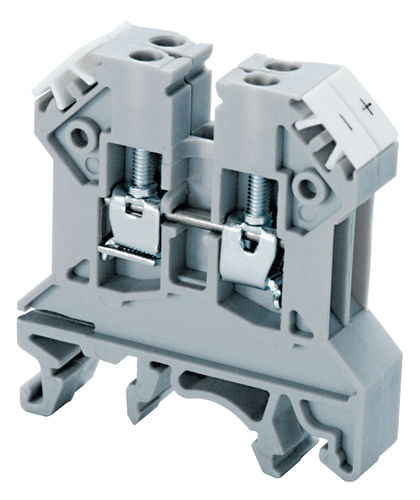 Клеммная колодка на DIN-рейке - CTT2.5U - Connectwell Industries - с винтовым соединением / для термопары
