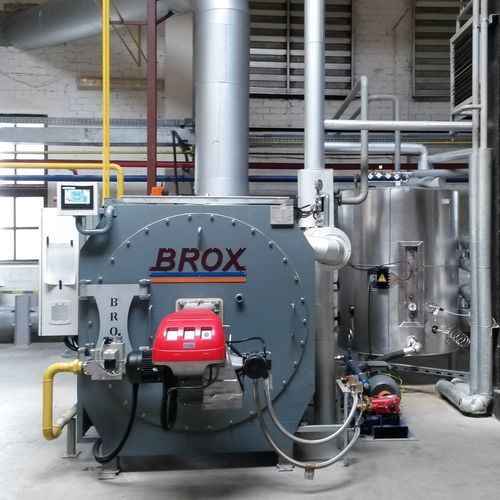 Парогенератор перегретым паром - BROX BOILER & BURNER COMPANY - насыщенным паром / с водяной трубой / 3 прохода