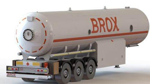Полуприцеп цистерна - BROX BOILER & BURNER COMPANY - для GPL / трехосный