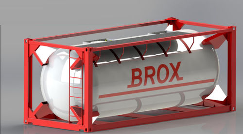 Танк-контейнер для стокирования - BROX BOILER & BURNER COMPANY - транспортный / для GPL / цилиндрический