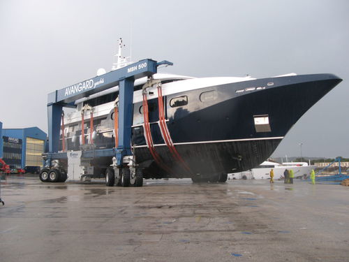 Мобильный козловой кран - MBH 500 - CIMOLAI TECHNOLOGY - для разгрузки судна