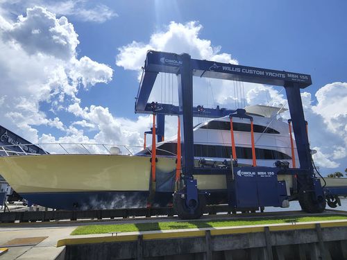 Мобильный козловой кран - MBH 155 US t - CIMOLAI TECHNOLOGY - для разгрузки судна