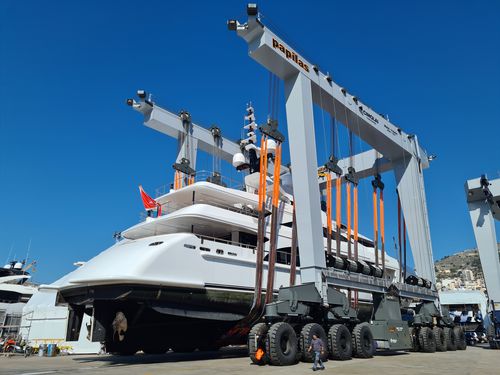 Мобильный козловой кран - MBH 1150 - CIMOLAI TECHNOLOGY SpA - для разгрузки судна