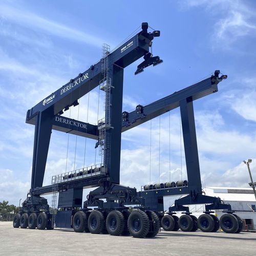 Мобильный козловой кран - MBH 1500 US t - CIMOLAI TECHNOLOGY - для разгрузки судна
