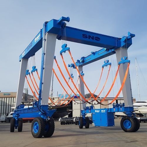 Мобильный козловой кран - MBH 160 - CIMOLAI TECHNOLOGY - для разгрузки судна