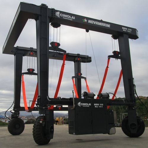 Мобильный козловой кран - MBH 110 - CIMOLAI TECHNOLOGY - для разгрузки судна