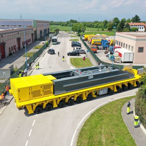 Самоходная тележка для высоких нагрузок - FBT 300 - CIMOLAI TECHNOLOGY - модульная / для строительства / платформа