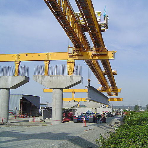 Сегментный козловой кран - BLG 100 / SPAN 45 m - 1 - CIMOLAI TECHNOLOGY