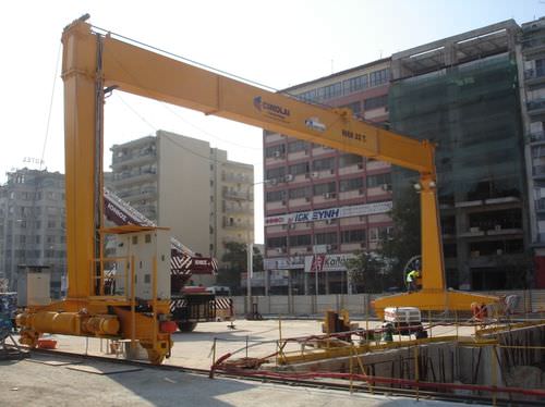 Козловой кран на рейке - RGC 22 - 9 - CIMOLAI TECHNOLOGY - для бурения тоннелей
