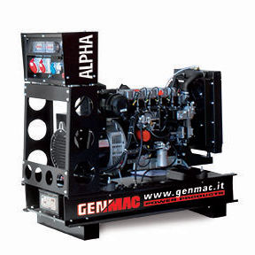 Дизельная генераторная установка - ALPHA G30JO - GENMAC SRL - трехфазовая / стационарная / 50 Гц