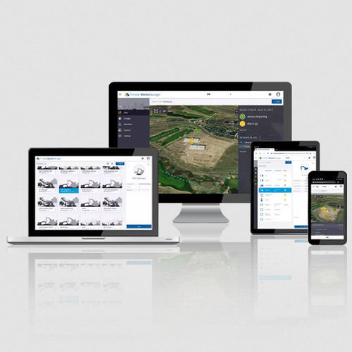 Программное обеспечение для управления - WorksManager - Trimble Navigation - Construction Division - для разработки / панель управления / для управления данными
