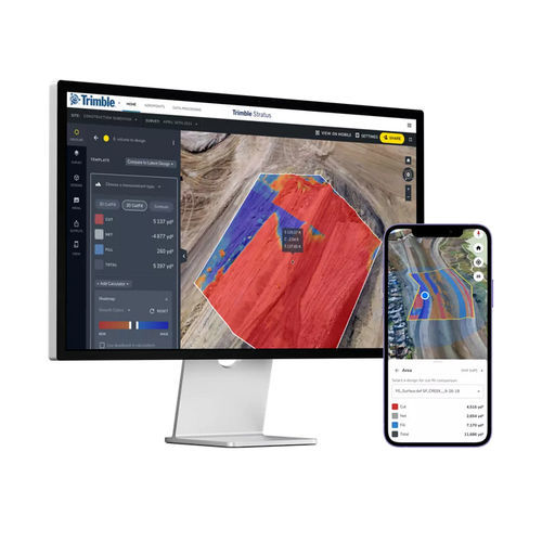 Программное обеспечение для измерений - Stratus - Trimble Navigation - Construction Division - SIEM / с данными из интернета