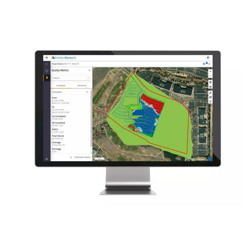 Программное обеспечение для интерфейса - WorksOS - Trimble Navigation - Construction Division - для контроля / для разработки / для управления
