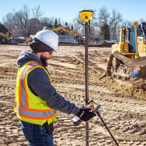 Многоосная система позиционирования - Trimble Navigation - Construction Division - тренога / для строительной техники / умная