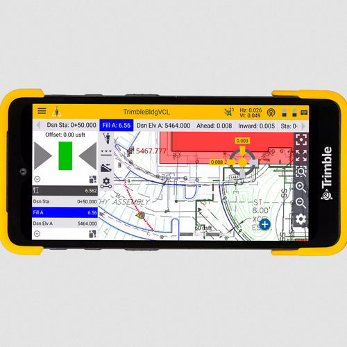 Цифровое устройство сбора данных - TDC6 - Trimble Navigation - Construction Division - защищенное / переносное
