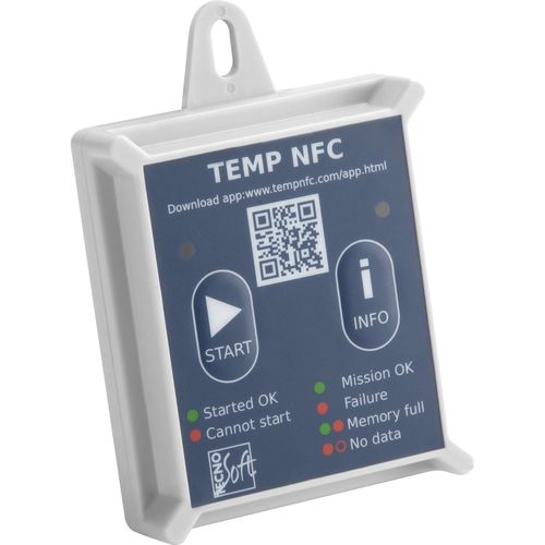 Регистратор данных для измерения температуры - TempNFC RC - Tecnosoft - NFC / без экрана / для использования в медицине
