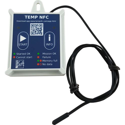 Регистратор данных для измерения температуры - TempNFC RCE - Tecnosoft - NFC / без экрана / для применения в пищевой отрасли
