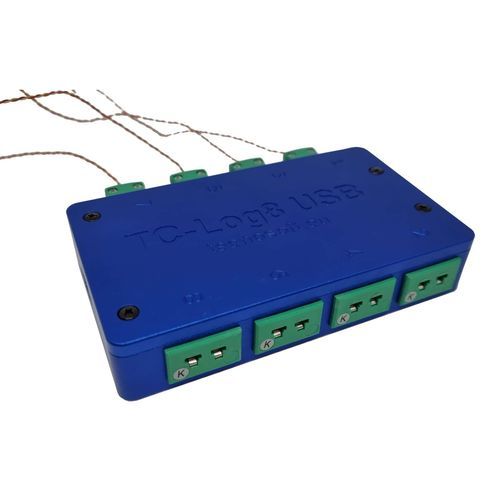 Регистратор данных для измерения температуры - TC-Log 8 USB series - Tecnosoft - USB / без экрана / для термопары