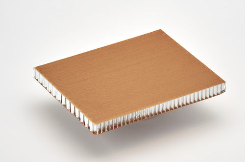 Многослойная панель сотовой конструкции - ALUSTEP® F - Cel Components S.r.l. - поверхность из стекловолокна / для внутренней компоновки / для перегородки