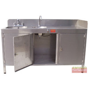 Кухонная раковина для пищевой промышленности - Smisco Food Equipment Ltd - из нержавеющей стали