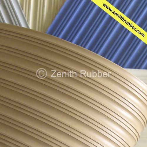 Огнестойкий коврик - TR series - Zenith Industrial Rubber Products Pvt. Ltd. - рифленый / нитриловый / из полимера