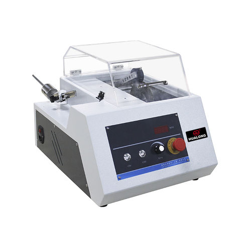 Металлографический станок для резки - HLC150 - Shanghai Hualong Test Instruments Corporation - с вращающейся пластиной / для металла / для проб