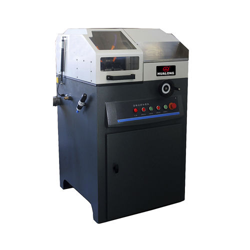Металлографический станок для резки - HLC-350Y - Shanghai Hualong Test Instruments Corporation - с вращающейся пластиной / для металла / для проб