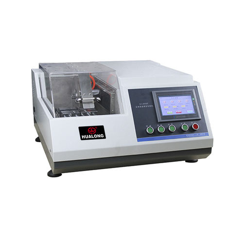 Станок для резки с вращающейся пластиной - HLC-200XP - Shanghai Hualong Test Instruments Corporation - для металла / для проб / контролируемый PLC