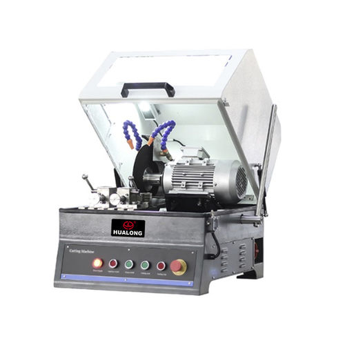 Металлографический станок для резки - HLC-300T - Shanghai Hualong Test Instruments Corporation - с вращающейся пластиной / для металла / для проб