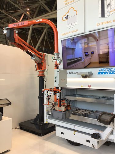 Пневматический манипулятор - Atismirus 100 - ATIS s.r.l. - с захватом / с системой затяжки / вакуумный