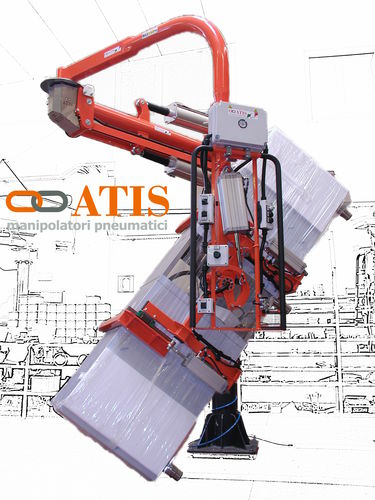 Манипулятор с захватом - ATISmirus 500 - ATIS s.r.l. - для охлаждаемого стола / для погрузно-разгрузочных работ / шарнирный