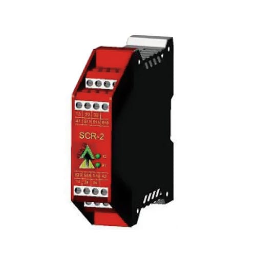Реле безопасности с аварийной остановкой - SCR-2 - Idem Safety Switches - 2NF / на DIN-рейке