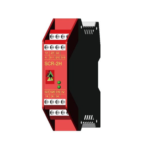 Реле безопасности на DIN-рейке - SCR-2H - Idem Safety Switches - компактное