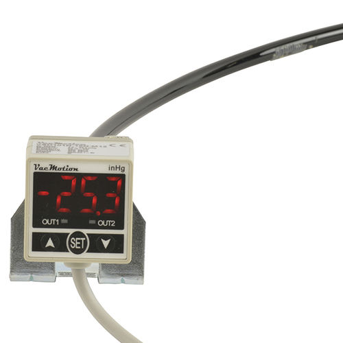 Электронный вакуостат - VSD101P-18N-M12 - VacMotion - PNP / разъем M12 / для воздуха