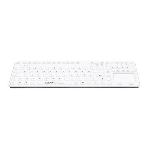 Встраиваемая клавиатура - TKG-109-GCQ-PR-TOUCH-ADH - INDUKEY - емкостная / 109 клавиш / с сенсорной панелью