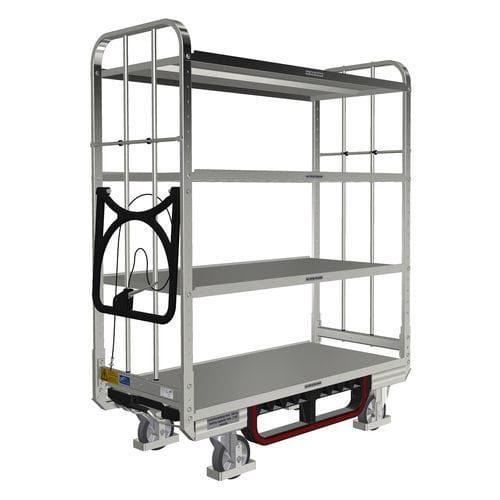 Транспортная тележка - KLT 600 E4 OKD 1ZB150 2ZB100 - LKE GmbH - Excellence in Material Handling - для разгрузочно-погрузочных работ / для подготовки заказа / 4 уровня