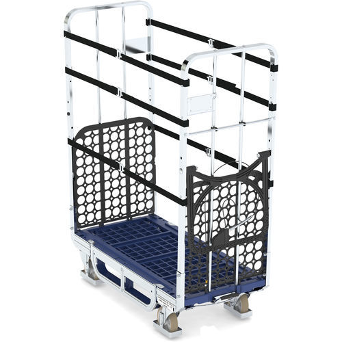 Тележка для распределения почты - ECOFLEX 600 E1 OKD ESD - LKE GmbH - Excellence in Material Handling - из металла / из пластика / 1 уровень