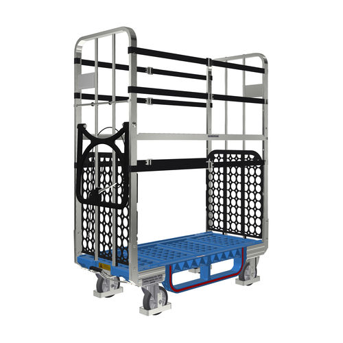 Тележка для распределения почты - ECOFLEX 600 E2 OKD ESD - LKE GmbH - Excellence in Material Handling - из металла / из пластика / 2 уровня