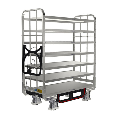 Транспортная тележка - KLT 600 E7 OKD - LKE GmbH - Excellence in Material Handling - для разгрузочно-погрузочных работ / для подготовки заказа / из гальванизированной стали